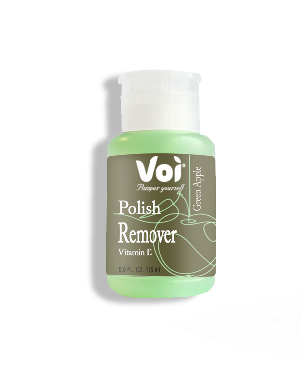 NAIL POLISH REMOVER WITH PUMP GREEN APPLE 175 ML 5,9 FL OZ