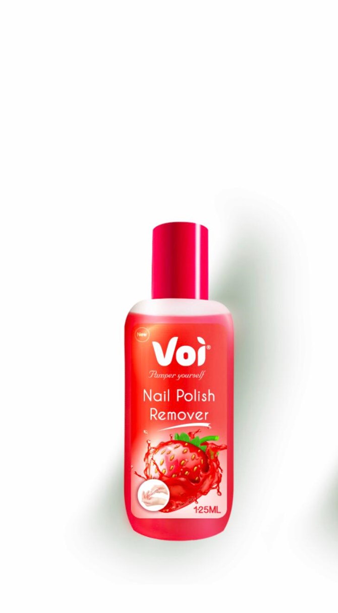 NAIL POLISH REMOVER WITH PUMP STRAWBERRY 125 ML 4,22 FL OZ