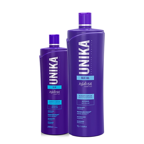 Unika Blue Gel Hair Straightening